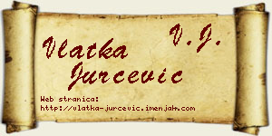 Vlatka Jurčević vizit kartica